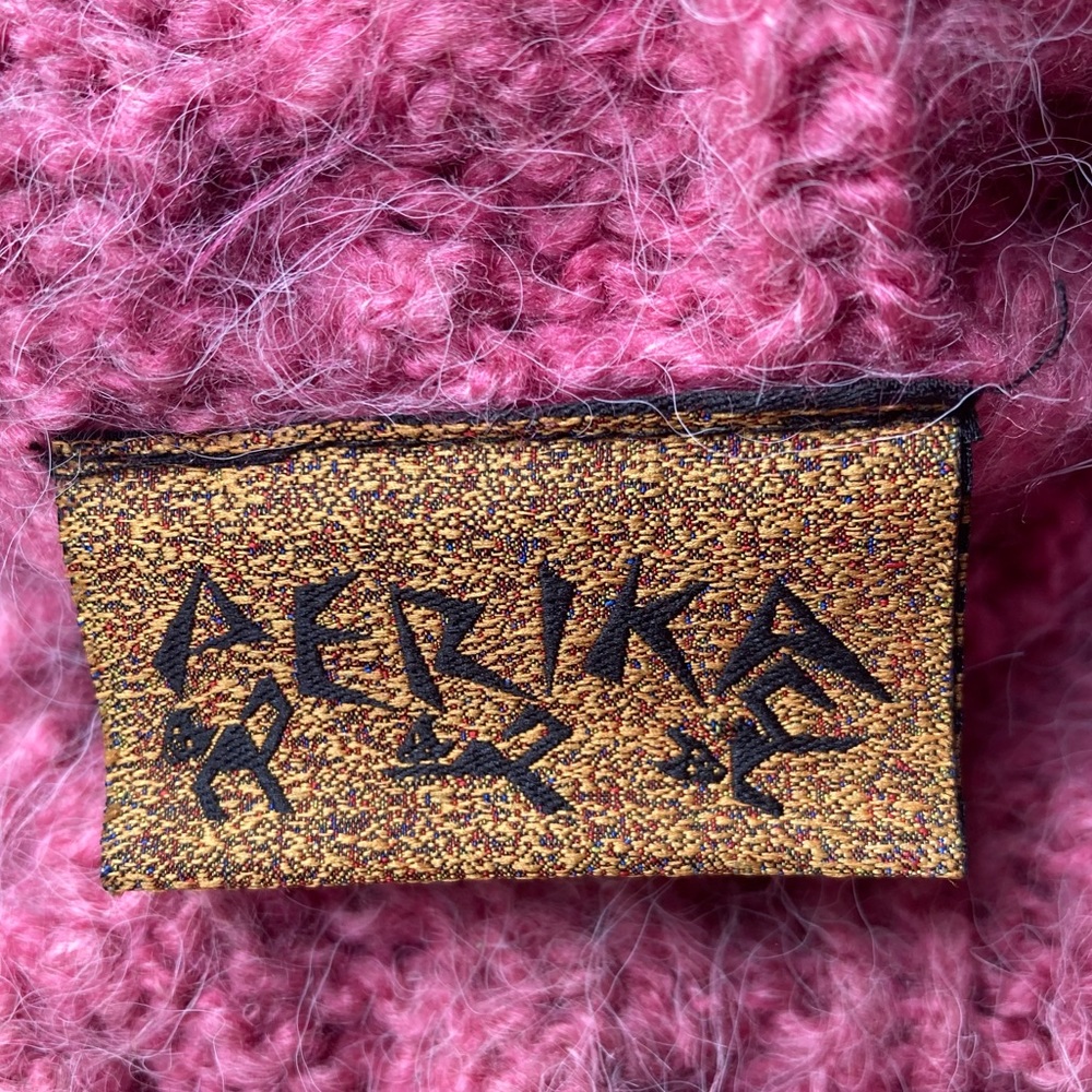 Aerika Cable Knit Pullover Shawl. - image 7